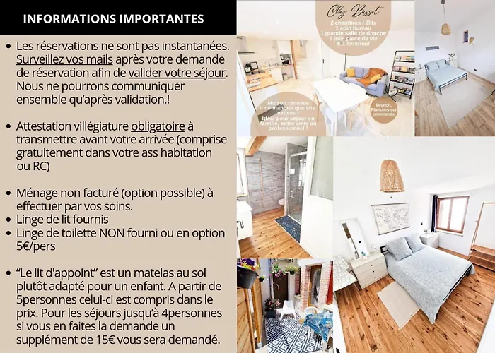Gite Chez Bisset_2Chambres 4Personnes