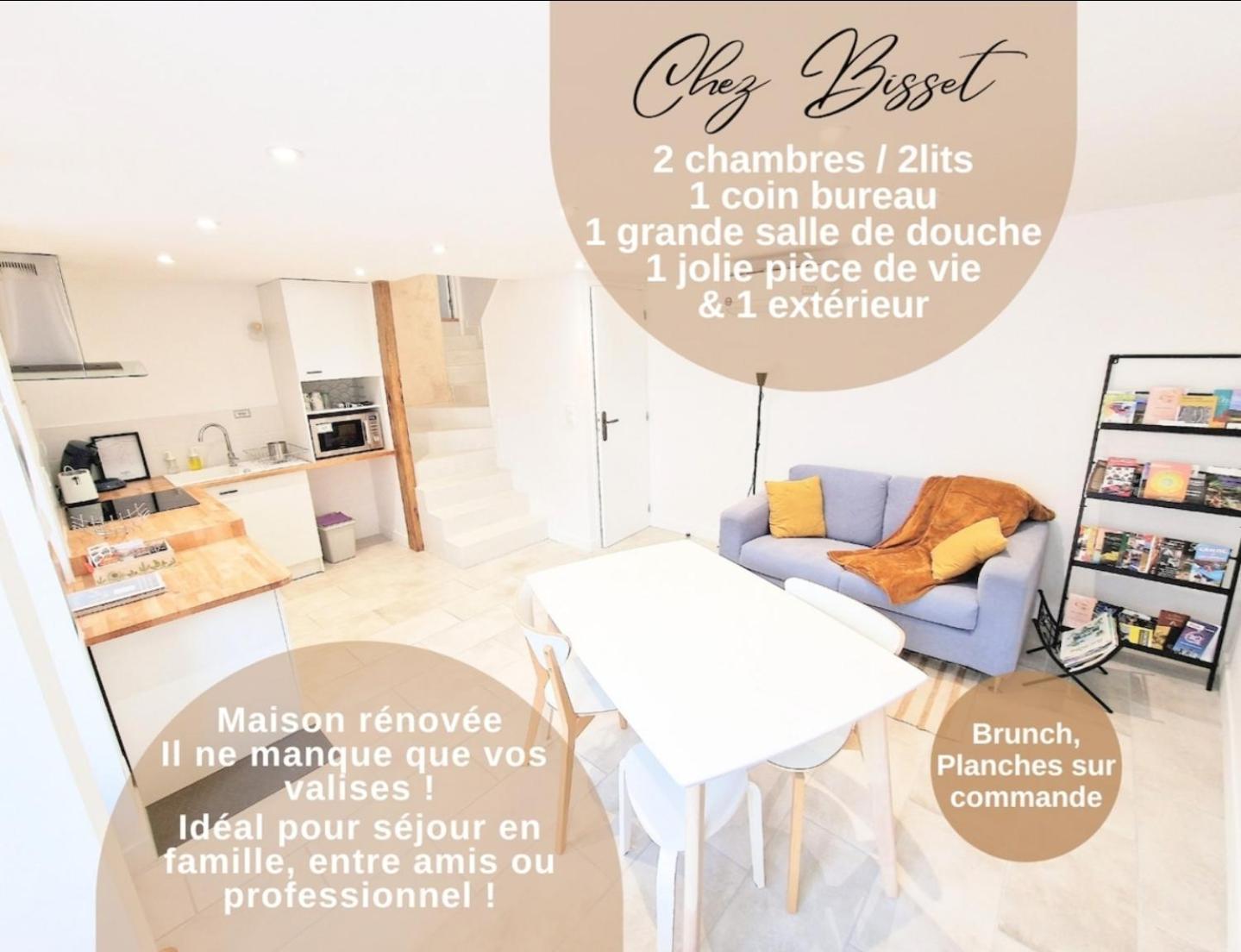 Chez Bisset_2chambres 4personnes Holiday home